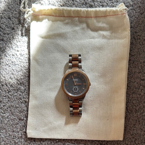 Fossil Two-Tone Stainless Steel Watch - Picture 2 of 4